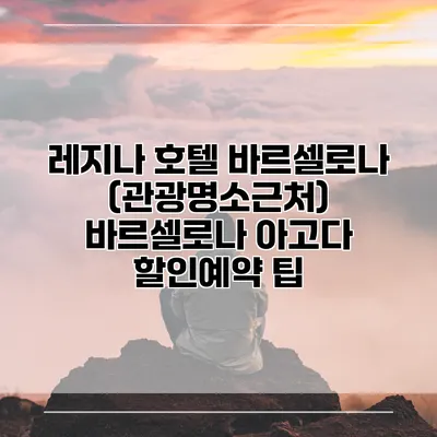 레지나 호텔 바르셀로나 (관광명소근처) 바르셀로나 아고다 할인예약 팁