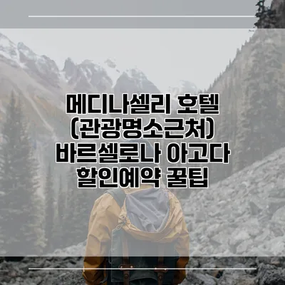 메디나셀리 호텔 (관광명소근처) 바르셀로나 아고다 할인예약 꿀팁