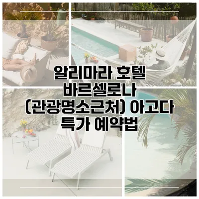 알리마라 호텔 바르셀로나 (관광명소근처) 아고다 특가 예약법