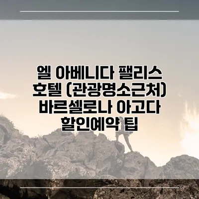 엘 아베니다 팰리스 호텔 (관광명소근처) 바르셀로나 아고다 할인예약 팁