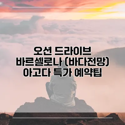 오션 드라이브 바르셀로나 (바다전망) 아고다 특가 예약팁