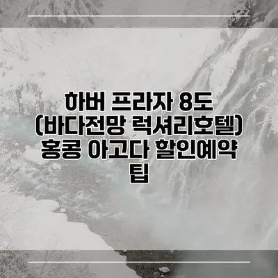 하버 프라자 8도 (바다전망 럭셔리호텔) 홍콩 아고다 할인예약 팁