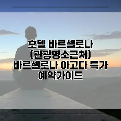 호텔 바르셀로나 (관광명소근처) 바르셀로나 아고다 특가 예약가이드