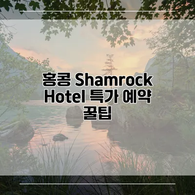 홍콩 Shamrock Hotel 특가 예약 꿀팁